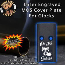 Oh Fox's Sake Lasered Engraved MOS Cover Plate