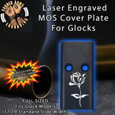 Rose 2 Lasered Engraved MOS Cover Plate