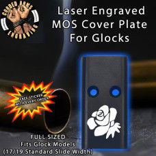 Rose Lasered Engraved MOS Cover Plate