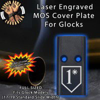 1 Asterisk Lasered Engraved MOS Cover Plate