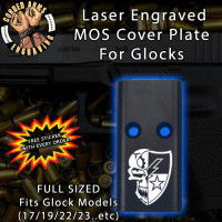 75th Ranger Regiment w/ Skull Lasered Engraved MOS Cover Plate