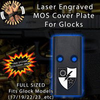 75th Ranger Regiment Lasered Engraved MOS Cover Plate