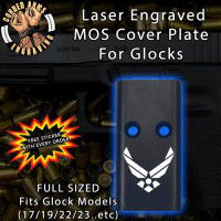 U.S. Air Force Lasered Engraved MOS Cover Plate