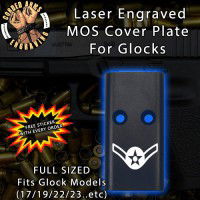 Airman Lasered Engraved MOS Cover Plate