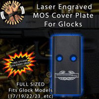 Combat Infantryman Lasered Engraved MOS Cover Plate