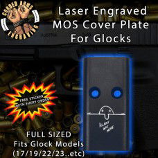 Kilroy Lasered Engraved MOS Cover Plate