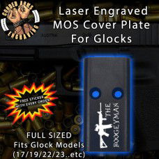 Boogyman Lasered Engraved MOS Cover Plate