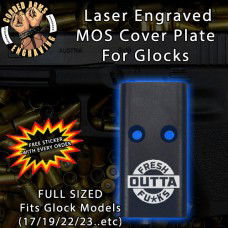Fresh Outta Lasered Engraved MOS Cover Plate