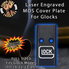 Glock Lasered Engraved MOS Cover Plate
