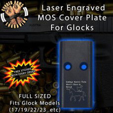 Sparkle Farts Lasered Engraved MOS Cover Plate