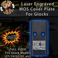 W.S.G.&F. Lasered Engraved MOS Cover Plate