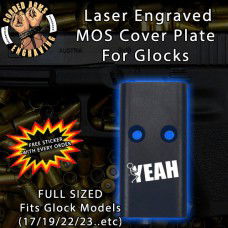 F-Yeah! Lasered Engraved MOS Cover Plate