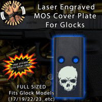 Skull 3 Lasered Engraved MOS Cover Plate