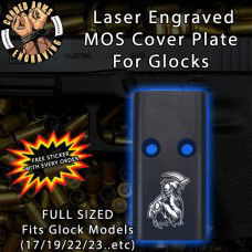 Grim Reaper Lasered Engraved MOS Cover Plate