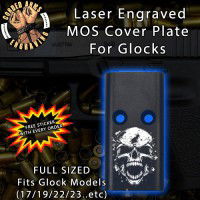 Mocking Skull Lasered Engraved MOS Cover Plate