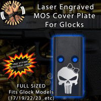 Punisher Girl Lasered Engraved MOS Cover Plate
