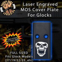 Skull 2 Lasered Engraved MOS Cover Plate