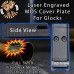 Sideview Skull Lasered Engraved MOS Cover Plate