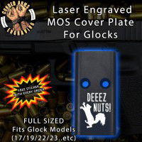 Deeez Nuts Lasered Engraved MOS Cover Plate