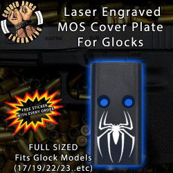 Spider Lasered Engraved MOS Cover Plate