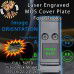 Top Hat Skull Lasered Engraved MOS Cover Plate
