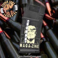 Trump MAGAzine Engraved Windowed Pmag