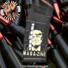 Trump MAGAzine Engraved Windowed Pmag