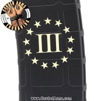 3 Percent 3% Laser Pmag Laser Engraved Custom Pmag