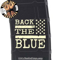 Back The Blue Laser Pmag Laser Engraved Custom Pmag