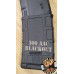 300AAC Blackout Laser Engraved Custom Pmag