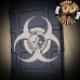 Biohazard Double Skulls Laser Pmag Laser Engraved Custom Pmag