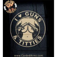 I love Guns and Titties Laser Engraved Custom Pmag