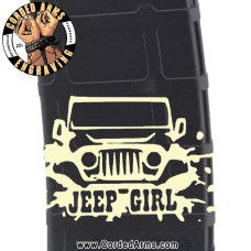 Jeep Girl Laser Pmag Laser Engraved Custom Pmag