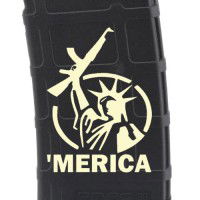 Liberty Or Death Snake Engraved Custom Pmag