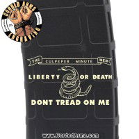Liberty Or Death Culpepper Engraved Custom Pmag