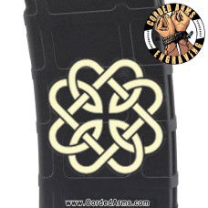 Celtic Knot Round Laser Engraved Custom Pmag