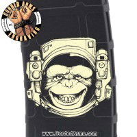 Space Monkey Laser Pmag Laser Engraved Custom Pmag