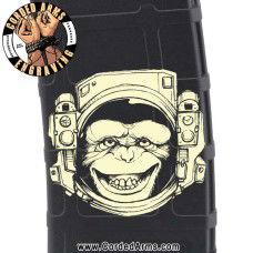 Space Monkey Laser Pmag Laser Engraved Custom Pmag