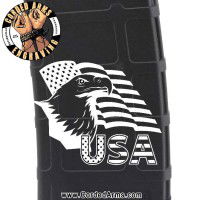 USA Eagle Engraved Custom Pmag