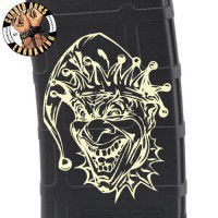 Angry Clown Laser Engraved Custom Pmag