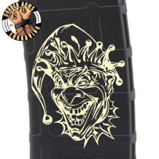 Angry Clown Laser Engraved Custom Pmag