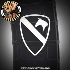 1st Cavalry Division Laser Engraved Custom Pmag