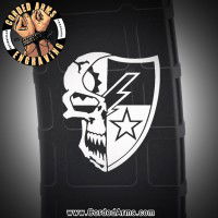75th Ranger Regiment w/ Skull Laser Engraved Custom Pmag