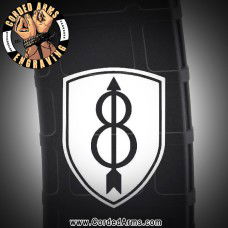 8th Infantry Division Laser Engraved Custom Pmag