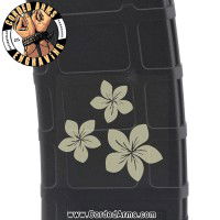 Flowers Laser Engraved Custom Pmag