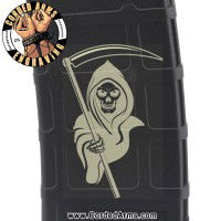 Grim Reaper 2 Laser Engraved Custom Pmag
