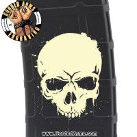 Skull 3 Laser Engraved Custom Pmag