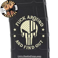 FAFO Punisher Laser Engraved Custom Pmag