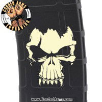 Fanged Skull Laser Engraved Custom Pmag