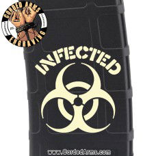 Biohazard Infected Laser Pmag Laser Engraved Custom Pmag